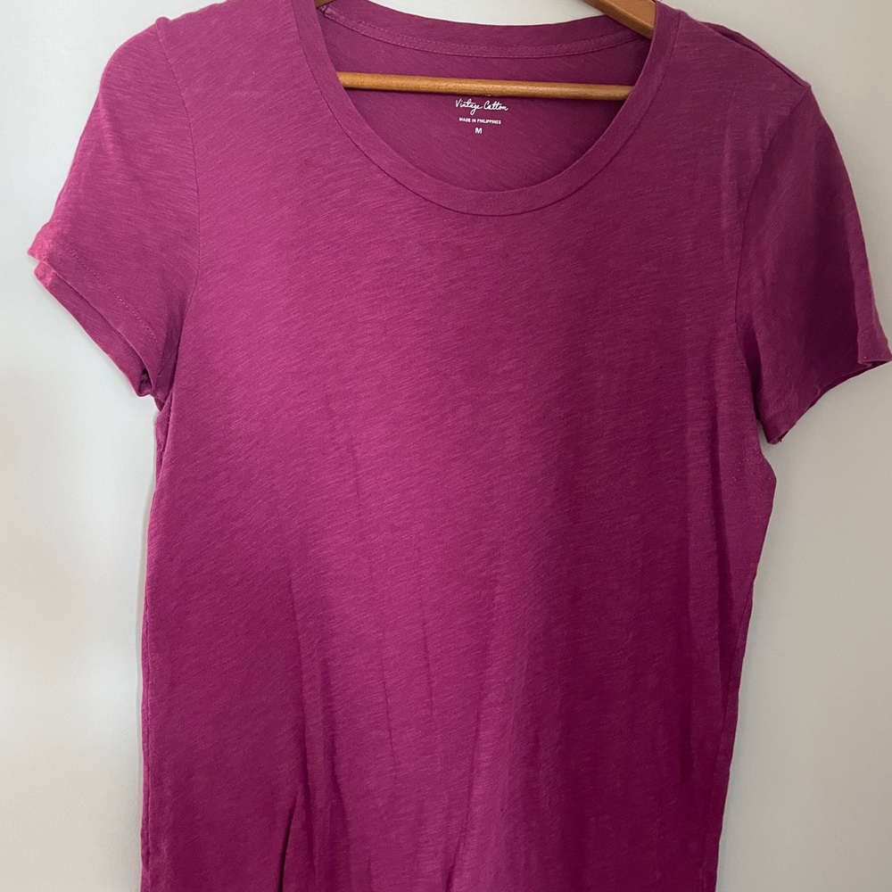 JCrew-Women's Purple T-Shirt